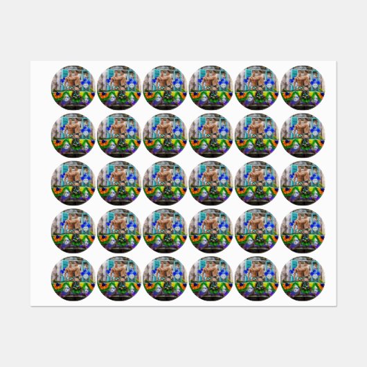 SlipperyJoe's Mardi Gras maskers kralen decoraties Labels (Vel)