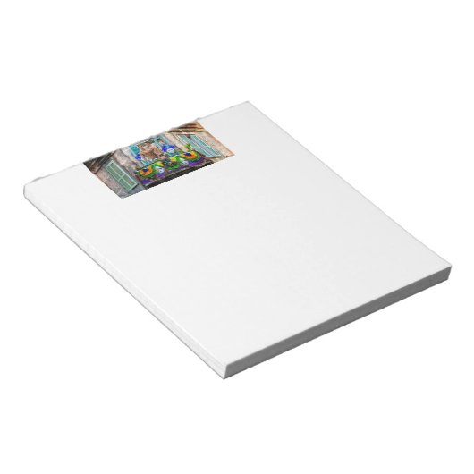 SlipperyJoe's Mardi Gras maskers kralen decoraties Notitieblok (Schuin)