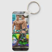 SlipperyJoe's Mardi Gras maskers kralen decoraties Sleutelhanger (Achterkant)