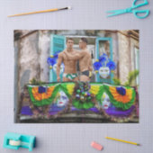 SlipperyJoe's Mardi Gras maskers kralen decoraties Tissuepapier (Craft)