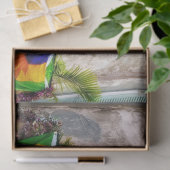 SlipperyJoe's Mardi Gras maskers kralen decoraties Tissuepapier (Geschenk)