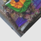 SlipperyJoe's Mardi Gras maskers kralen decoraties Tissuepapier (Detail)