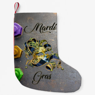 SlipperyJoe's Mardi Gras viering decoratief Ve Kleine Kerstsok
