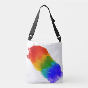 SlipperyJoe's moderne trots spat energie en kleur Crossbody Tas