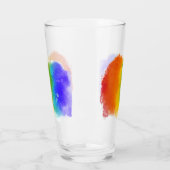 SlipperyJoe's moderne trots spat energie en kleur Glas (Links)
