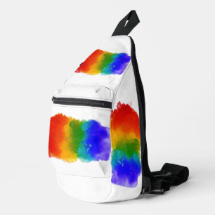 SlipperyJoe's moderne trots spat energie en kleur Sling Bag