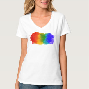 SlipperyJoe's moderne trots spat energie en kleur T-shirt