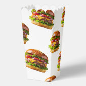 SlipperyJoe's mondwaterende cheeseburger knapperig Bedankdoosjes (Achterkant)