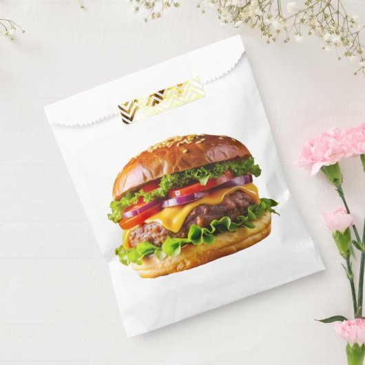 SlipperyJoe's mondwaterende cheeseburger knapperig Bedankzakje (Gezegeld)