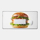 SlipperyJoe's mondwaterende cheeseburger knapperig Bureaumat (Keyboard & Muis)