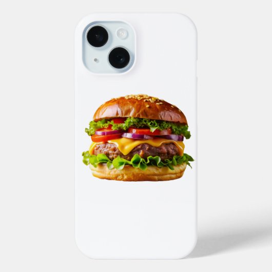 SlipperyJoe's mondwaterende cheeseburger knapperig Case-Mate iPhone Case (Achterkant)