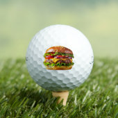 SlipperyJoe's mondwaterende cheeseburger knapperig Golfballen (Insitu Shirt)