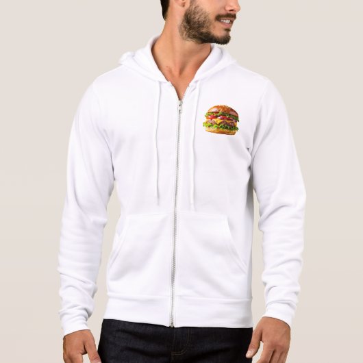 SlipperyJoe's mondwaterende cheeseburger knapperig Hoodie (Voorkant)