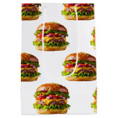 SlipperyJoe's mondwaterende cheeseburger knapperig Medium Cadeauzakje (Achterkant)