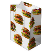 SlipperyJoe's mondwaterende cheeseburger knapperig Medium Cadeauzakje (Achterkant Gekanteld)