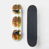 SlipperyJoe's mondwaterende cheeseburger knapperig Persoonlijk Skateboard (Voorkant)