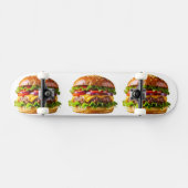 SlipperyJoe's mondwaterende cheeseburger knapperig Persoonlijk Skateboard (Horizontaal)