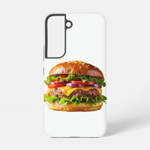 SlipperyJoe's mondwaterende cheeseburger knapperig Samsung Galaxy Hoesje