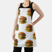 SlipperyJoe's mondwaterende cheeseburger knapperig Schort (Insitu)
