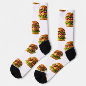 SlipperyJoe's mondwaterende cheeseburger knapperig Sokken (Links)