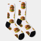 SlipperyJoe's mondwaterende cheeseburger knapperig Sokken (Rechts)