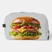 SlipperyJoe's mondwaterende cheeseburger knapperig Toilettasje (Voorkant)