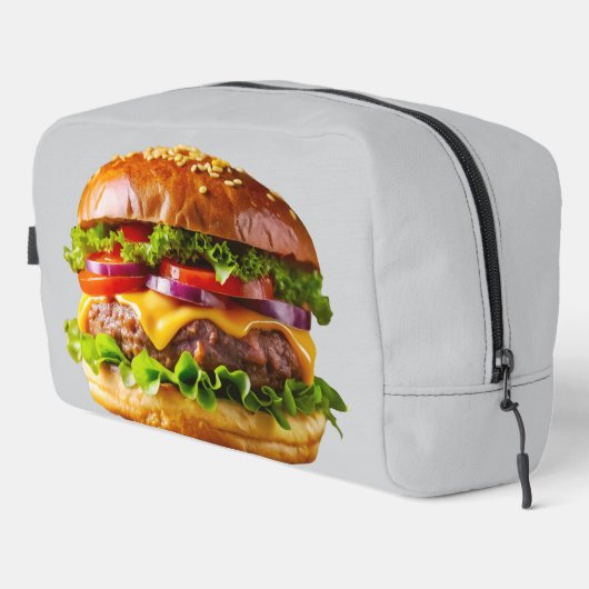 SlipperyJoe's mondwaterende cheeseburger knapperig Toilettasje (Rechterhoek)
