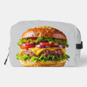 SlipperyJoe's mondwaterende cheeseburger knapperig Toilettasje (Achterkant)
