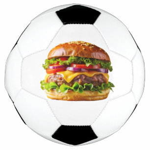 SlipperyJoe's mondwaterende cheeseburger knapperig Voetbal