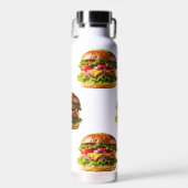 SlipperyJoe's mondwaterende cheeseburger knapperig Waterfles (Voorkant)