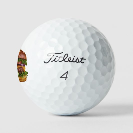 SlipperyJoe's mouthwatering cheeseburger crispy ba Golfballen (Logo)