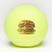 SlipperyJoe's mouthwatering cheeseburger crispy ba Tennisballen (Voorkant)