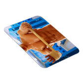 SlipperyJoe's musculair man zonder zespuntige gymn Magneet (Rechterzijde)