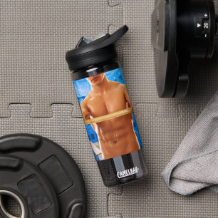 SlipperyJoe's musculair man zonder zespuntige gymn Waterfles