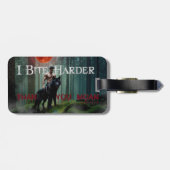 SlipperyJoe's mystieke Halloween-stijl sfeer Bagagelabel (Achterkant horizontaal)