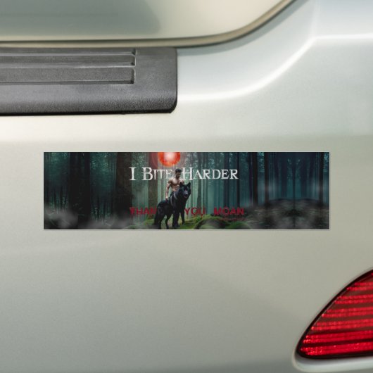 SlipperyJoe's mystieke Halloween-stijl sfeer Bumpersticker (Op auto)