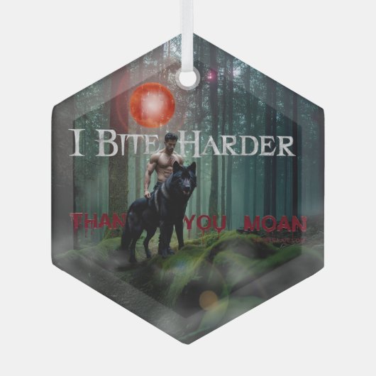 SlipperyJoe's mystieke Halloween-stijl sfeer Glas Ornament (Voorkant)