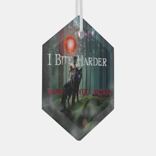 SlipperyJoe's mystieke Halloween-stijl sfeer Glas Ornament (Voorkant Rechts)