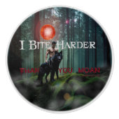 SlipperyJoe's mystieke Halloween-stijl sfeer Keramische Knop (Voorkant)