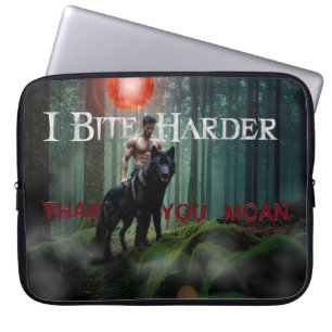 SlipperyJoe's mystieke Halloween-stijl sfeer Laptop Sleeve