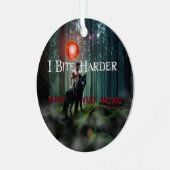 SlipperyJoe's mystieke Halloween-stijl sfeer Metalen Ornament (Voorkant links)