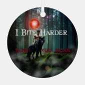 SlipperyJoe's mystieke Halloween-stijl sfeer Metalen Ornament (Achterkant)