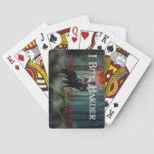 SlipperyJoe's mystieke Halloween-stijl sfeer Pokerkaarten (Achterkant)