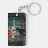 SlipperyJoe's mystieke Halloween-stijl sfeer Sleutelhanger (achterkant)