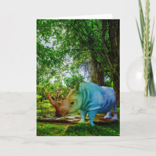 SlipperyJoe's neushoorn weelderige tropische omgev Kaart