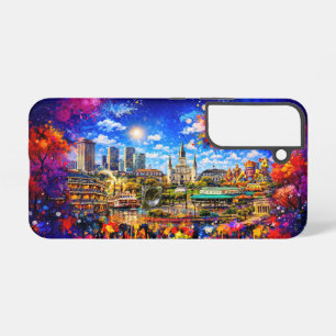 SlipperyJoe's New Orleans stads montages St. Louis Samsung Galaxy Hoesje