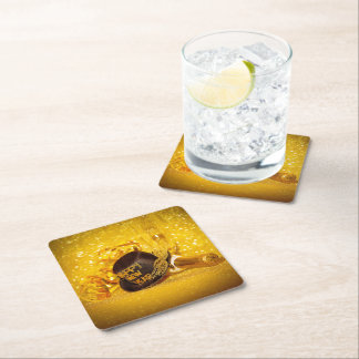 SlipperyJoe's New Year's Eve celebration festive g Kartonnen Onderzetters