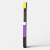 SlipperyJoe's Non-binaire Pride-vlag geel wit paar Case-Mate iPhone Case (Achterkant / Links)