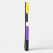SlipperyJoe's Non-binaire Pride-vlag geel wit paar Case-Mate iPhone Case (Achterkant / Rechts)