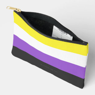 SlipperyJoe's Non-binaire Pride-vlag geel wit paar Etui